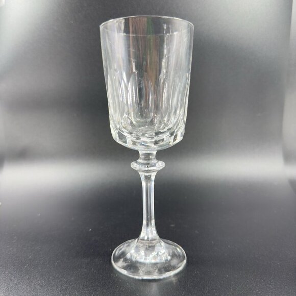 Tiffin Franciscan Atwater Stem Goblet Clear Glasses Manganese 365nm Green UV Set - Picture 9 of 15